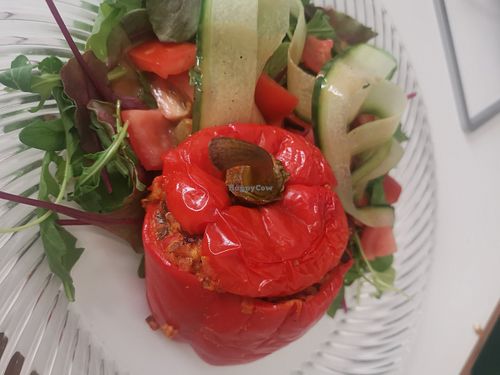 Gefüllte Paprika at Zimtzicke in Munich