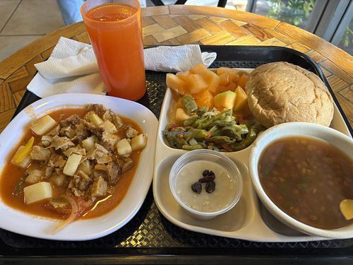 Menu of the day #Veganuary at Alta Fibra in Guadalajara