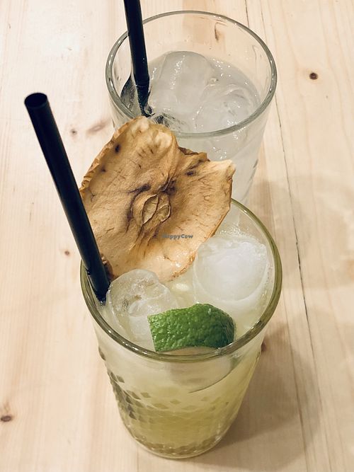 The cocktails  at Idem Con Patate in Turin