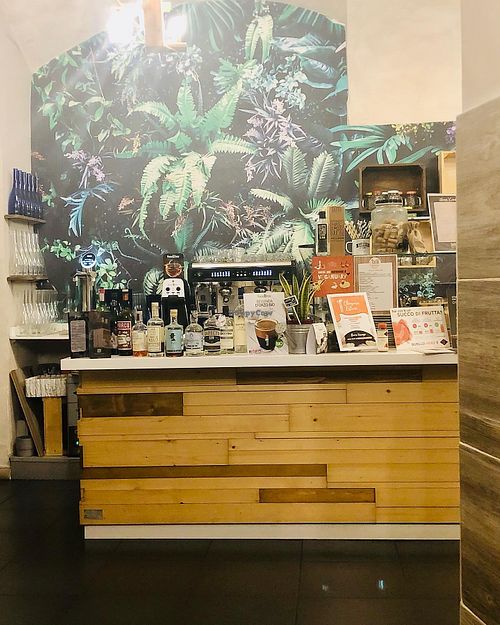 The cocktail bar   at Idem Con Patate in Turin