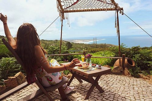 Amazing view at Moinho Dom Quixote in Colares