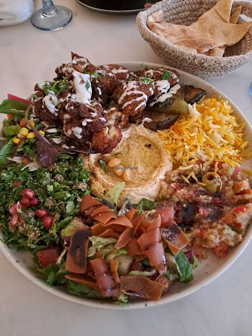 Chef's plate at Baladi in Brussels