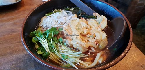 Udon noodle with tempura at Hippari Dako in Nikko