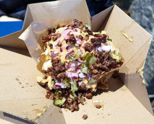 Gorilla fries at Eden Jaxx - Købmagergade in Copenhagen