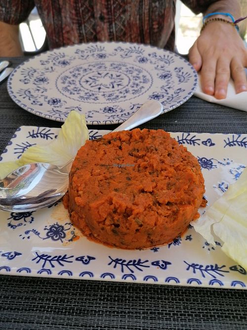 Zalouk de zanahoria 4'50€ at Aljaima on the Strand in Almunecar