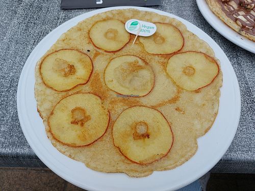 Veganer Apfelpfannkuchen at BRAM in Zoutelande