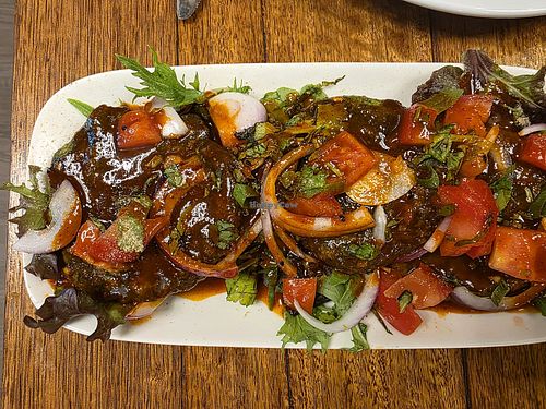 Hari kebab at Indian Villa in Rye