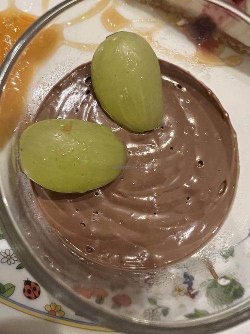 Chocolate mousse  at Le Fate in Florence