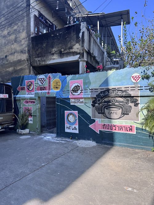 This way   at Kappra Cafe in Bangkok