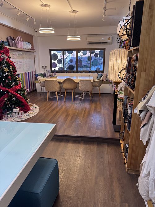 Upstairs fabric studio   at Kappra Cafe in Bangkok