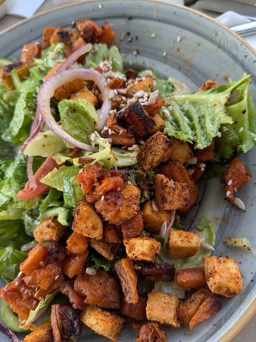 Salad - very delicious  at Hummus 90 in Ashdot Yaakov