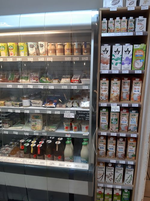 Fresh stuff in the fridge at Porta Verde in Trier