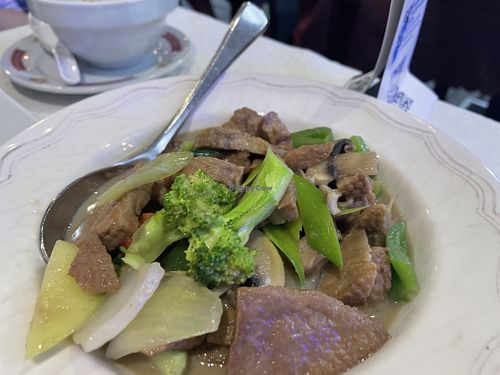 No meat chicken curry  at Asian Sunshine in Lanzarote