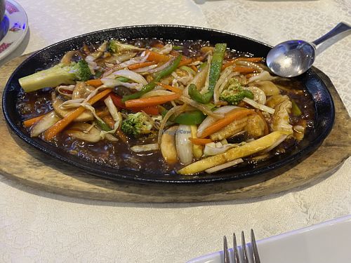 Vegetables in Cantonese sauce  at Asian Sunshine in Lanzarote