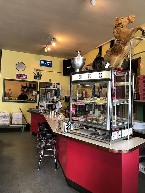 inside at Pepples Donut Farm in Berkeley