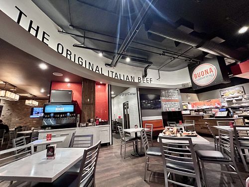 inside  at Buona in Chicago