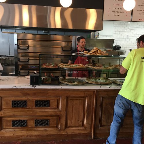 Counter at Zazzy's Pizza - Upper East Side in New York City