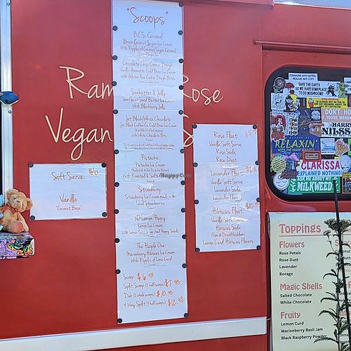 Menu at Ramblin' Rose  in Portland