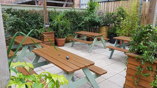 Outer seats at Eartha in Cardiff