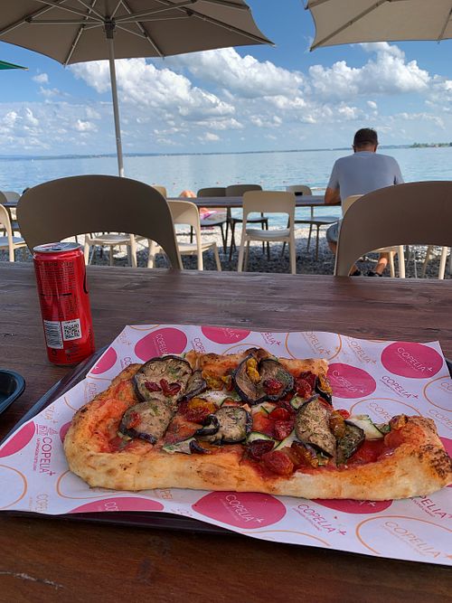 Pizza Vegana  at Copelia in Padenghe Sul Garda