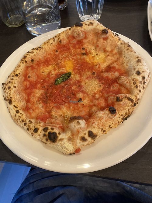 Their beautiful Marinara. Don’t be fooled by its simplicity. It’s bursting with flavour.  at Proove Pizza in Hertford