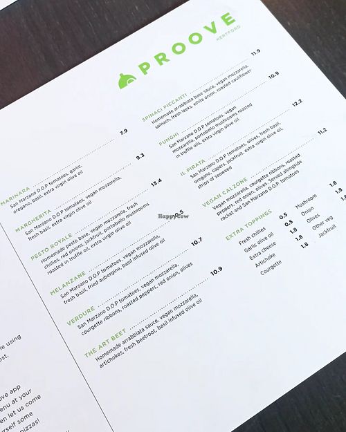  at Proove Pizza in Hertford