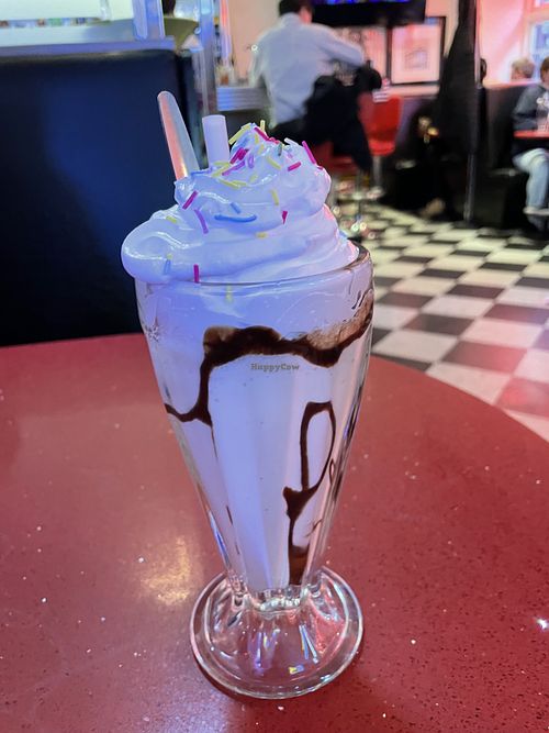 Vanilla milkshake   at The City Cafe in Edinburgh