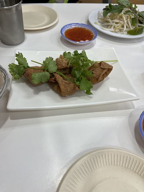 Vegan gyozaa  at Pho Ka in National City