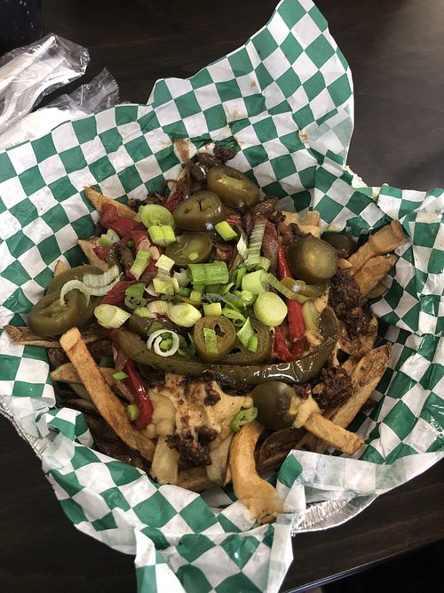 Loaded fries  at Vined The Vegan Experience in North Charleston