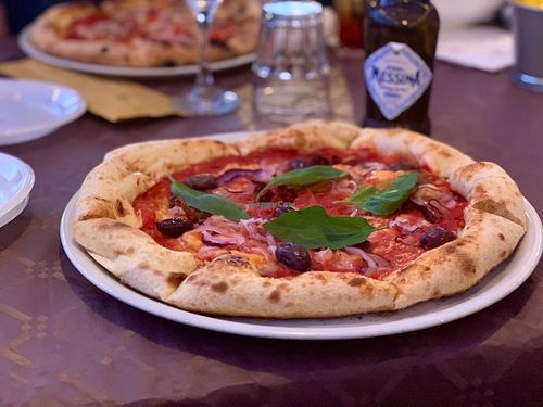 At least four of their beers are began including Sicilian brewed Messina. at Maximilian Pizzeria in Mussomeli