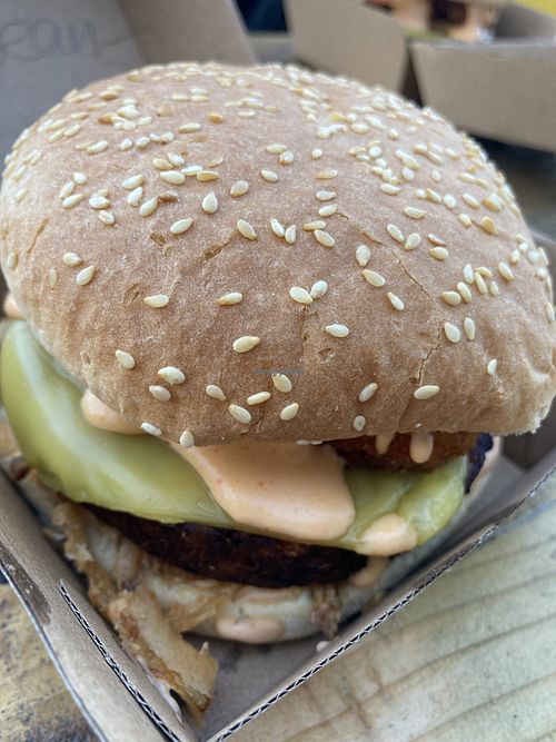 Bean spirit burger  at BURGERiFY! in Blackrock