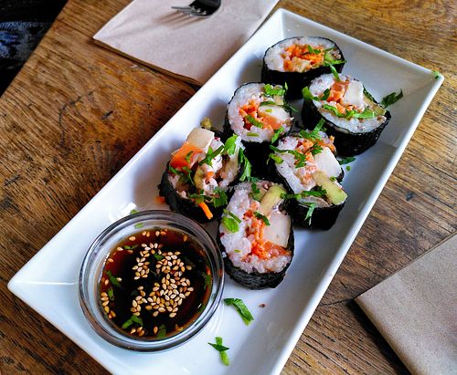 Maki at Soya Comptoir Bio in Paris