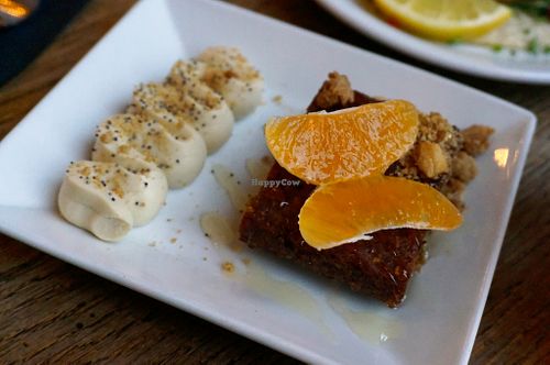 Carrot cake at Soya Comptoir Bio in Paris