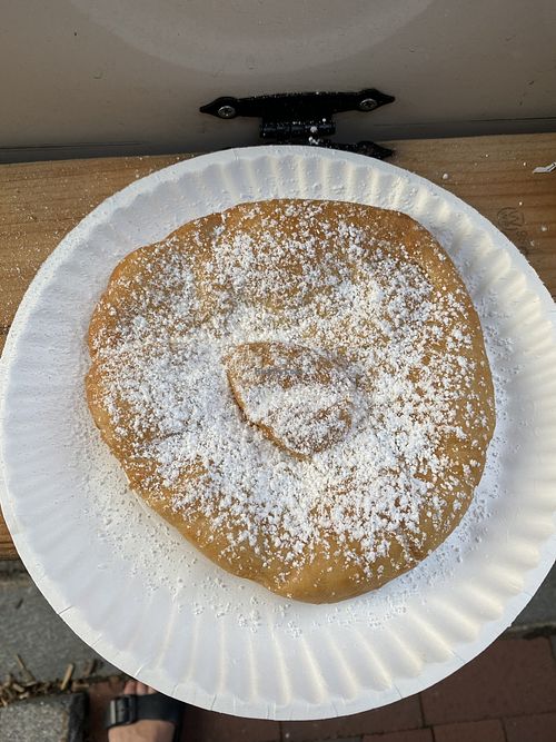 Classic fried dough at Fred's Fried Dough in Portland