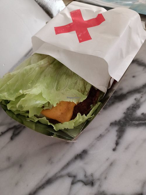 Beyond meat vegan burger at Sweet Ecstasy in Makati