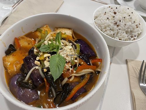 Thai aubergine  at Soo Good Vegan Restaurant - 好素純素餐廳 in Hong Kong Island