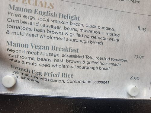 Vegan breakfast at Manon Gastro Bar & Bistro in Valletta