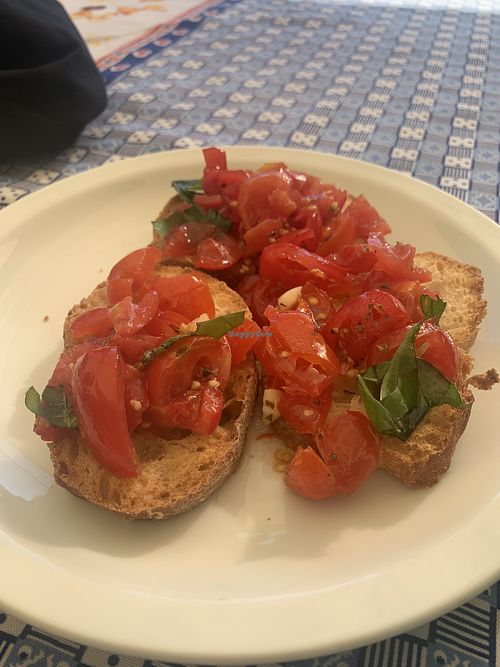 Bruschetta  at Veg Cooking Class with Giulia  in Sorrento