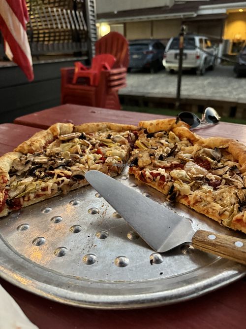   at White House Pizza in Carbondale