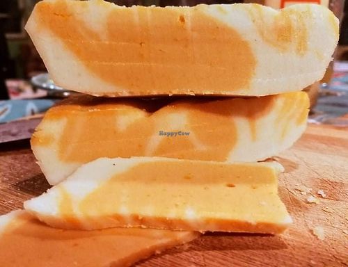 Vegan cheese at The Vegan Cheese Lady Cafe in Lafayette