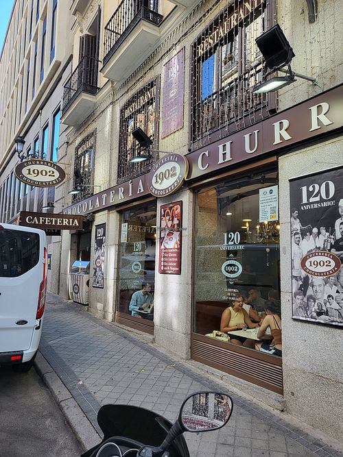  at Chocolateria 1902 in Madrid