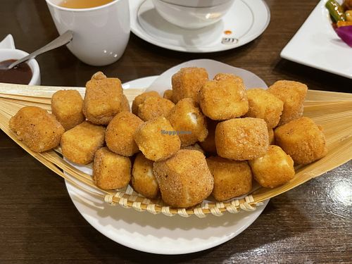 Fried tofu   at Veggie Kingdom 緻素坊 in Kowloon