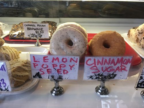 Selection of Amazing ALL VEGAN DESSERTS!!!
Photo By ecoRDN ecoRDN.com at Grindcore House in Philadelphia
