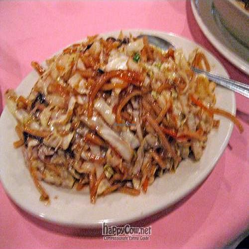 Moo Shu Vegetables at New Harmony Vegetarian Restaurant in Philadelphia