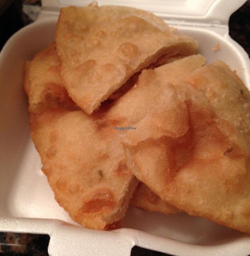 Scallion Pancakes  at New Harmony Vegetarian Restaurant in Philadelphia