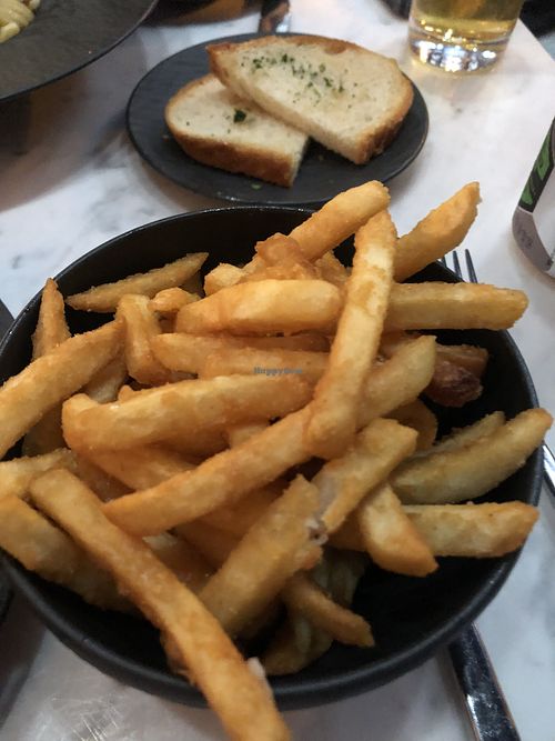 Fries, everybody’s favorite  at Gaia & Loki in Jersey City