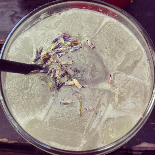 Lavender fizz. This was amazing!  at Milgi in Cardiff