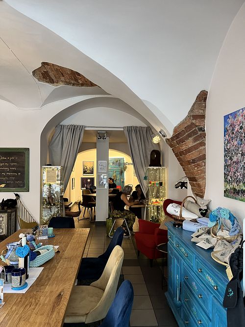 Interior 😍 at Caffe Szept in Jelenia Gora