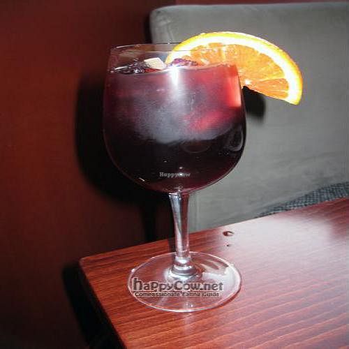 Pomegranate sangria at Horizons in Philadelphia