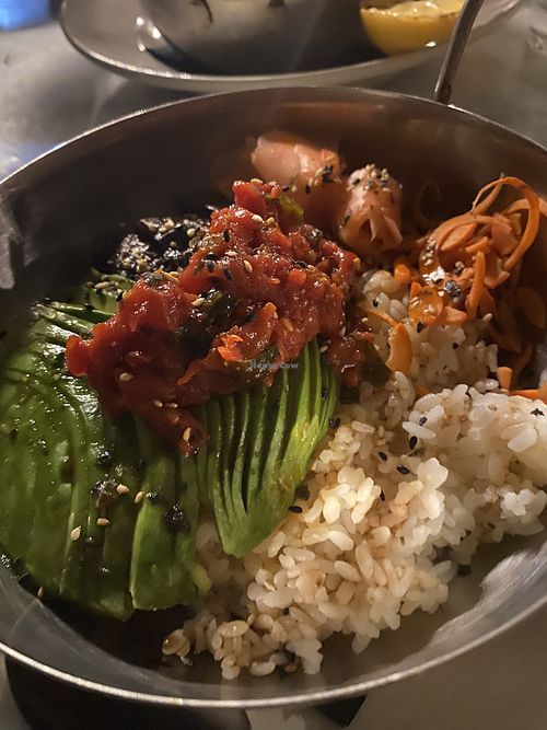 Ahi (less) sushi bowl … hands down the best, 11/10! at Public House in Temecula